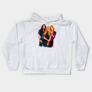 The Dixie Chicks - An illustration by Paul Cemmick Kids Hoodie